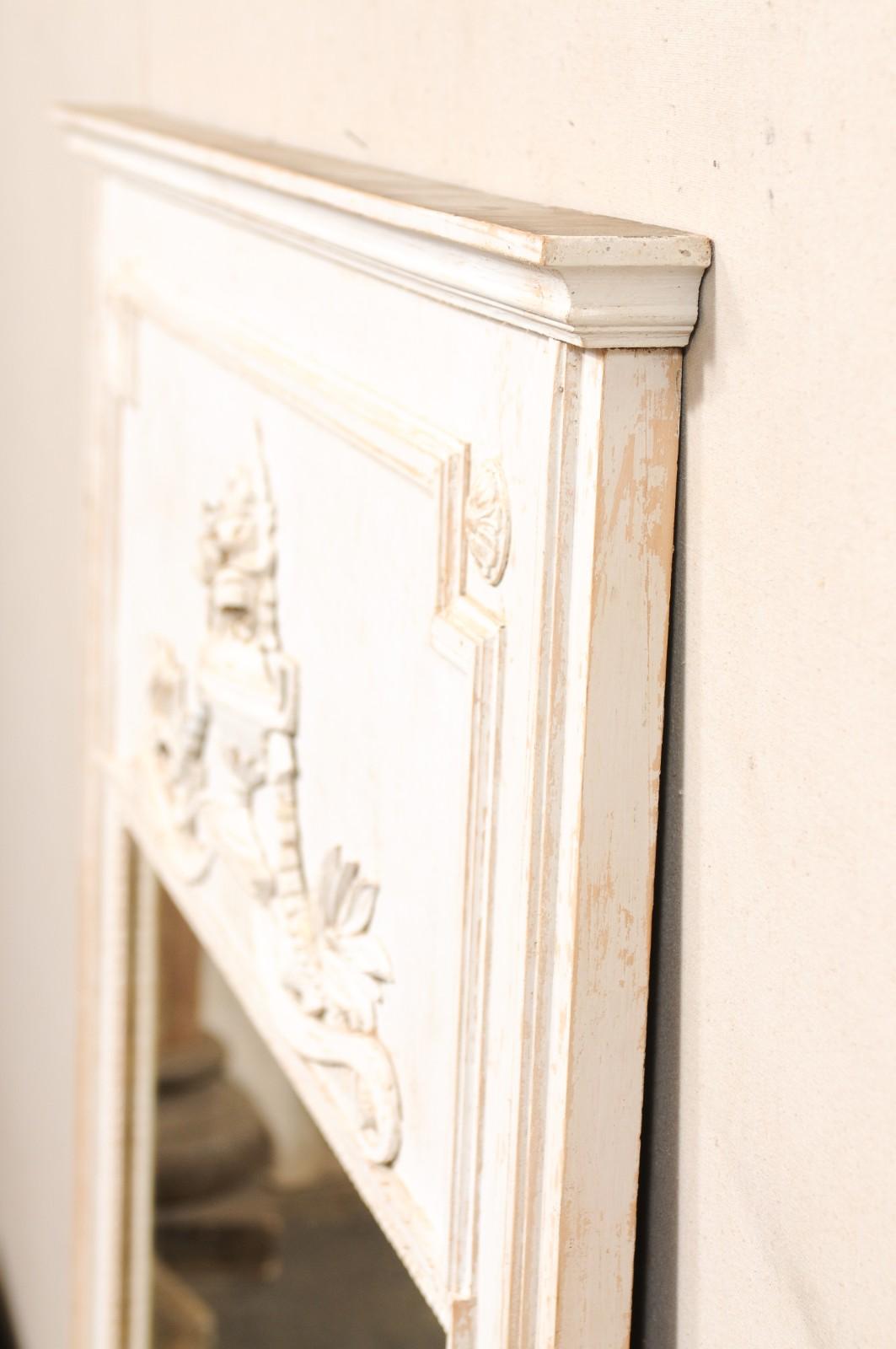 Antique Mirror French Antique Mirror de Trumeau Bon état - En vente à Atlanta, GA