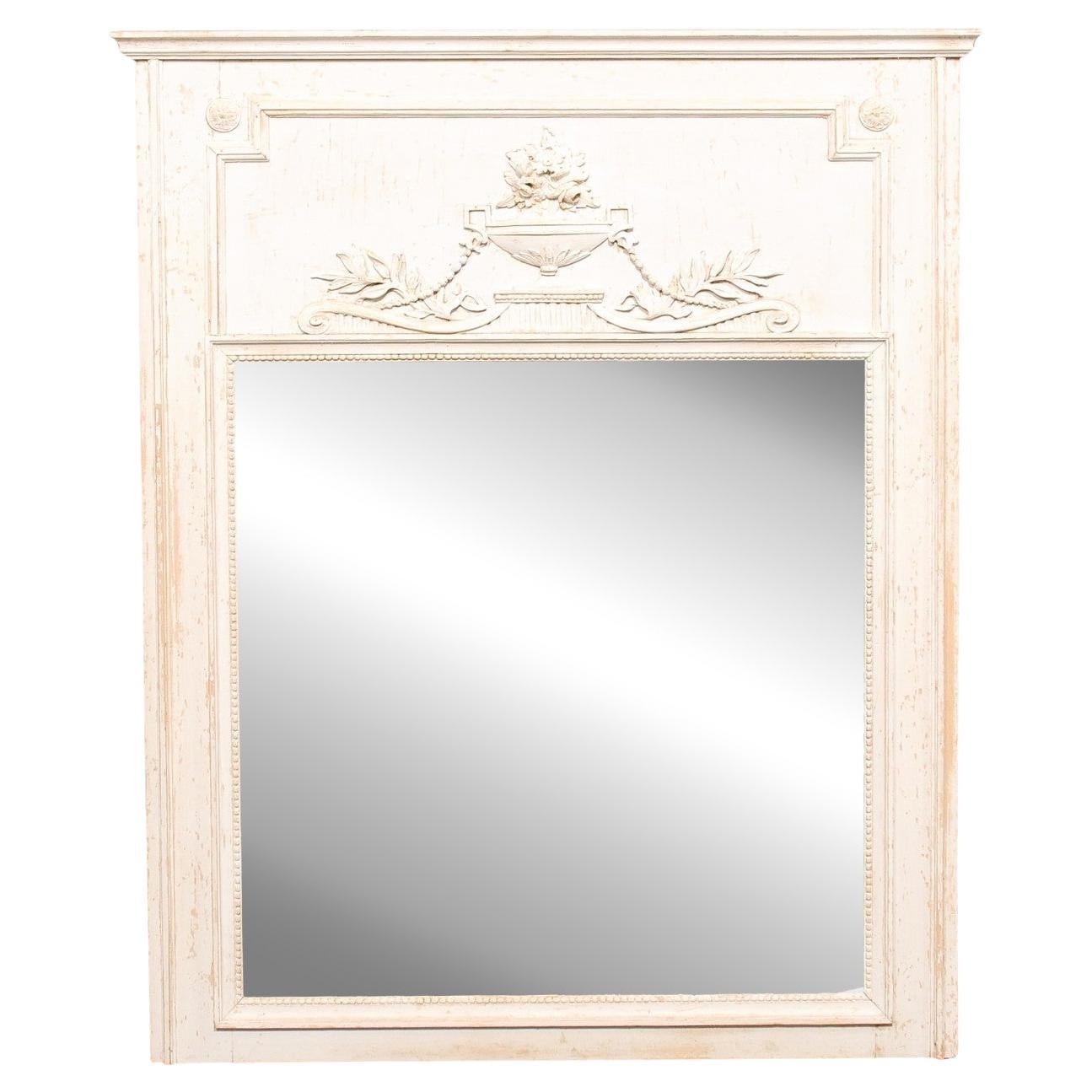 Antique Mirror French Antique Mirror de Trumeau en vente