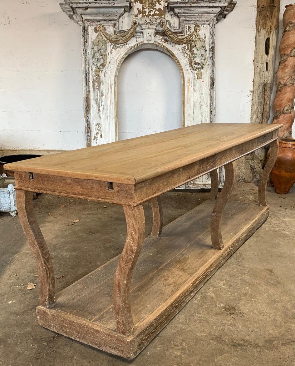Francese Tavolo da stiro in Oak francese Antique French