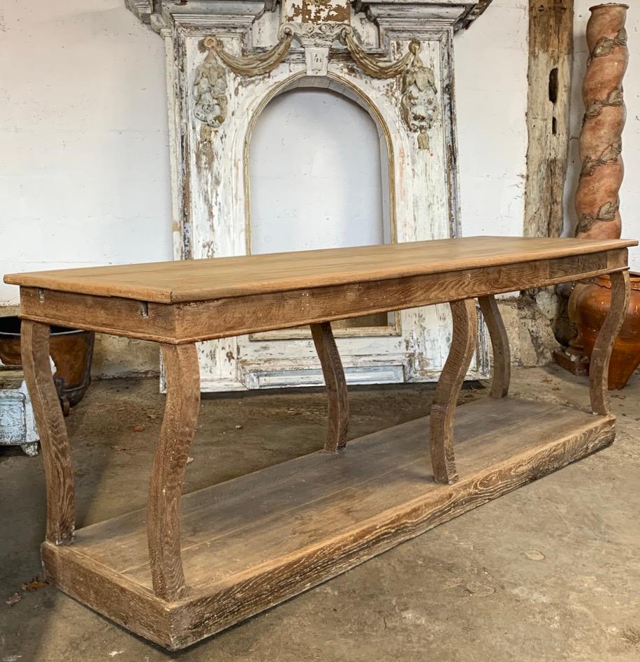 Fatto a mano Tavolo da stiro in Oak francese Antique French