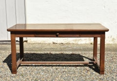 French Antique Oak Extending Farmhouse Table