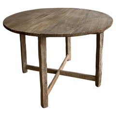 French Antique Oak Table, 1850
