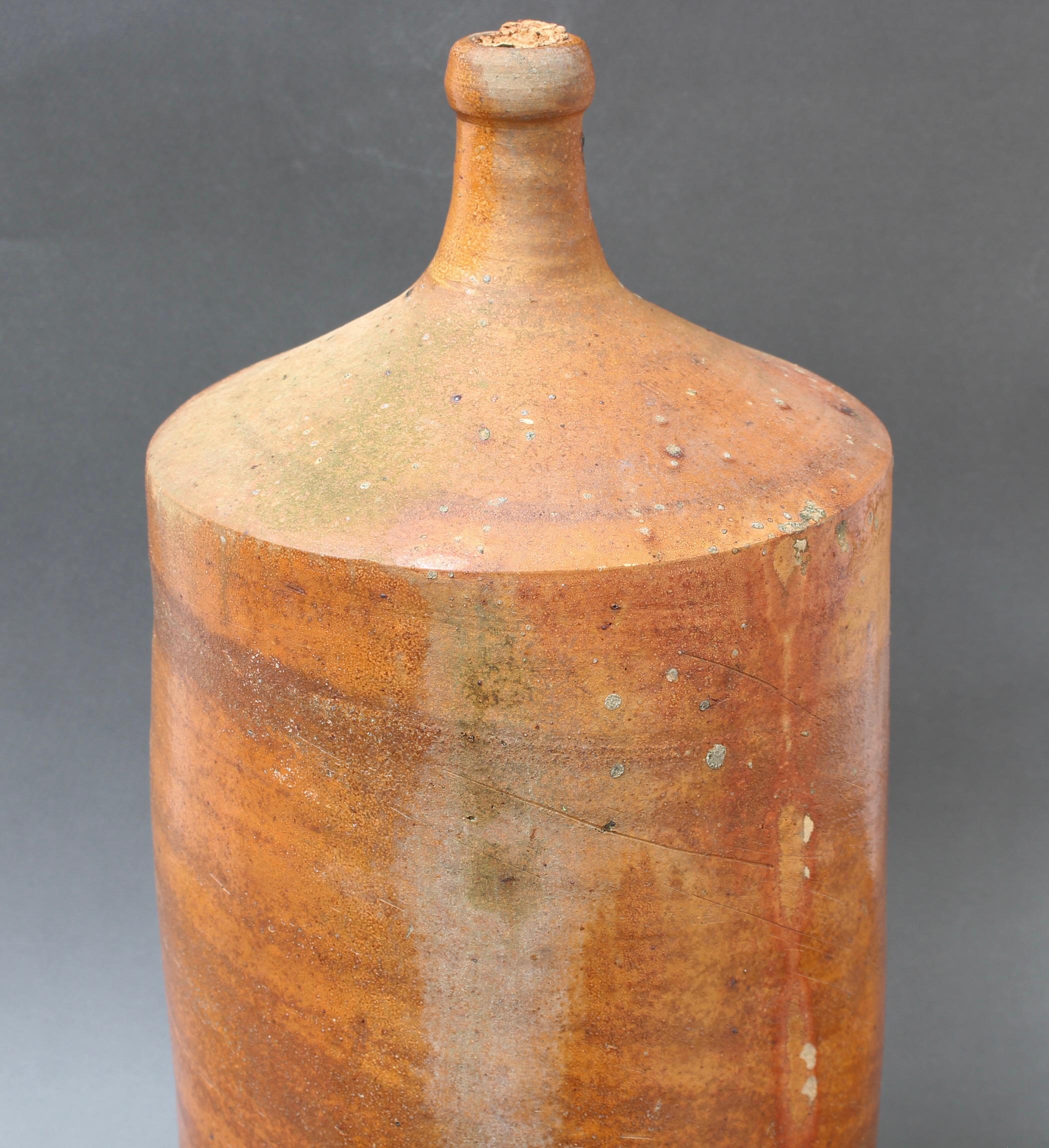 French Antique Olive Oil Earthenware Container (circa 1900) For Sale 6