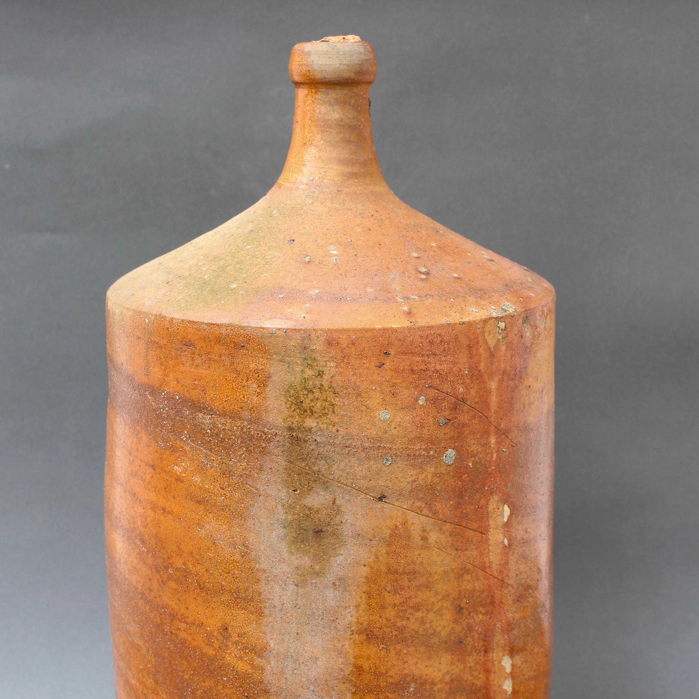 French Antique Olive Oil Earthenware Container (circa 1900) For Sale 4