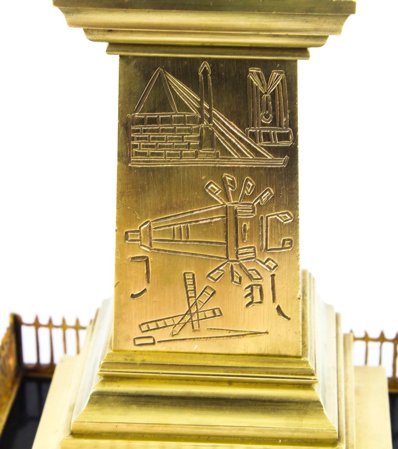 French Antique Ormolu Model of the Luxor Obelisk, 19th Century 1