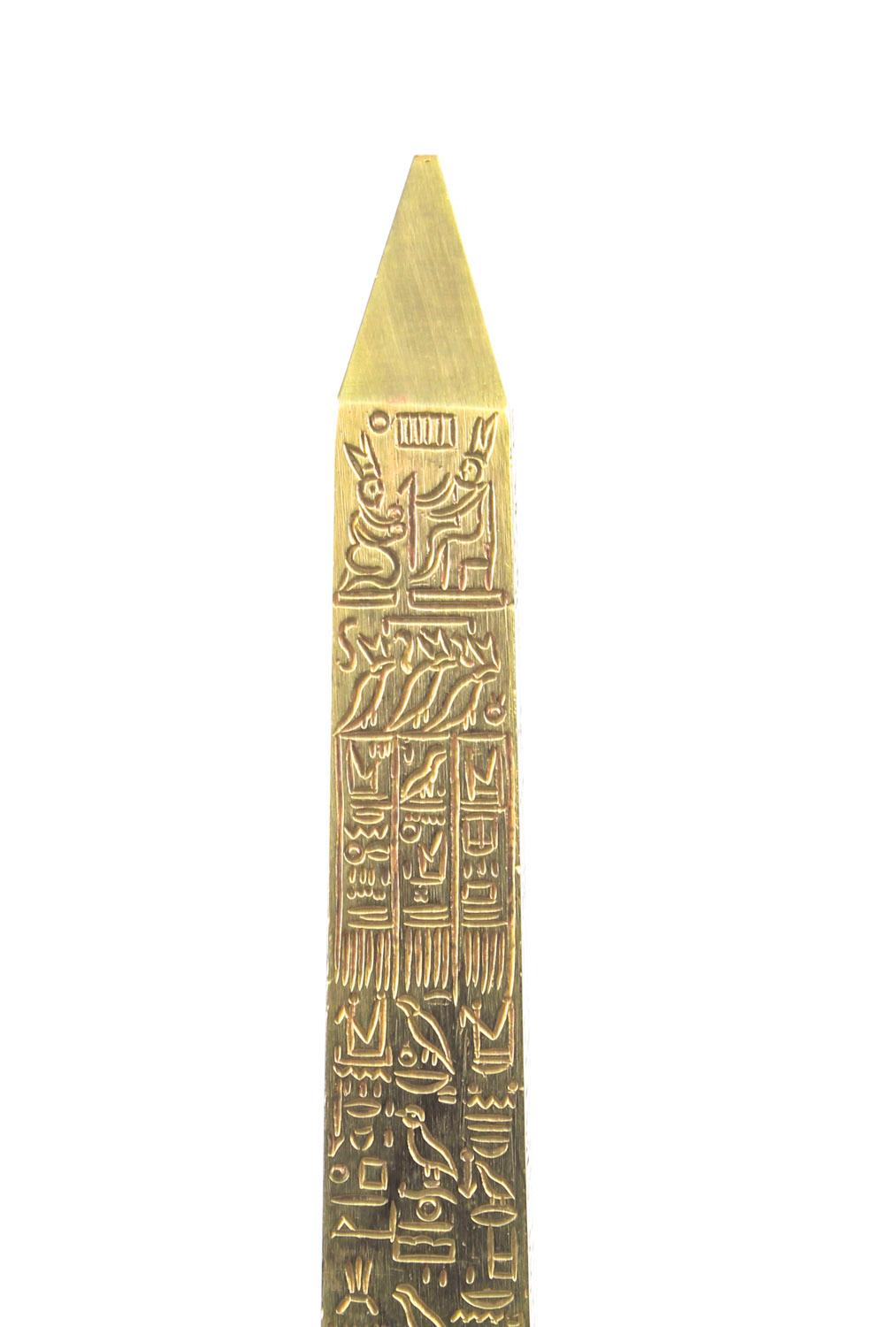 French Antique Ormolu Model of the Luxor Obelisk, 19th Century 2