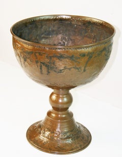 Antique French, pezzo centrale in rame inciso di grandi dimensioni