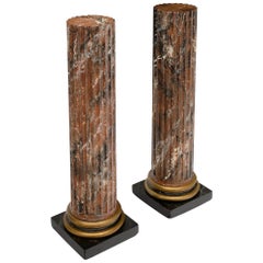 French Antique Painted Columns