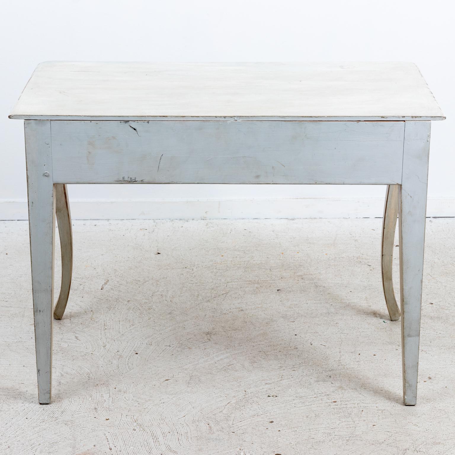 French Antique Painted Console or Desk In Good Condition In Stamford, CT