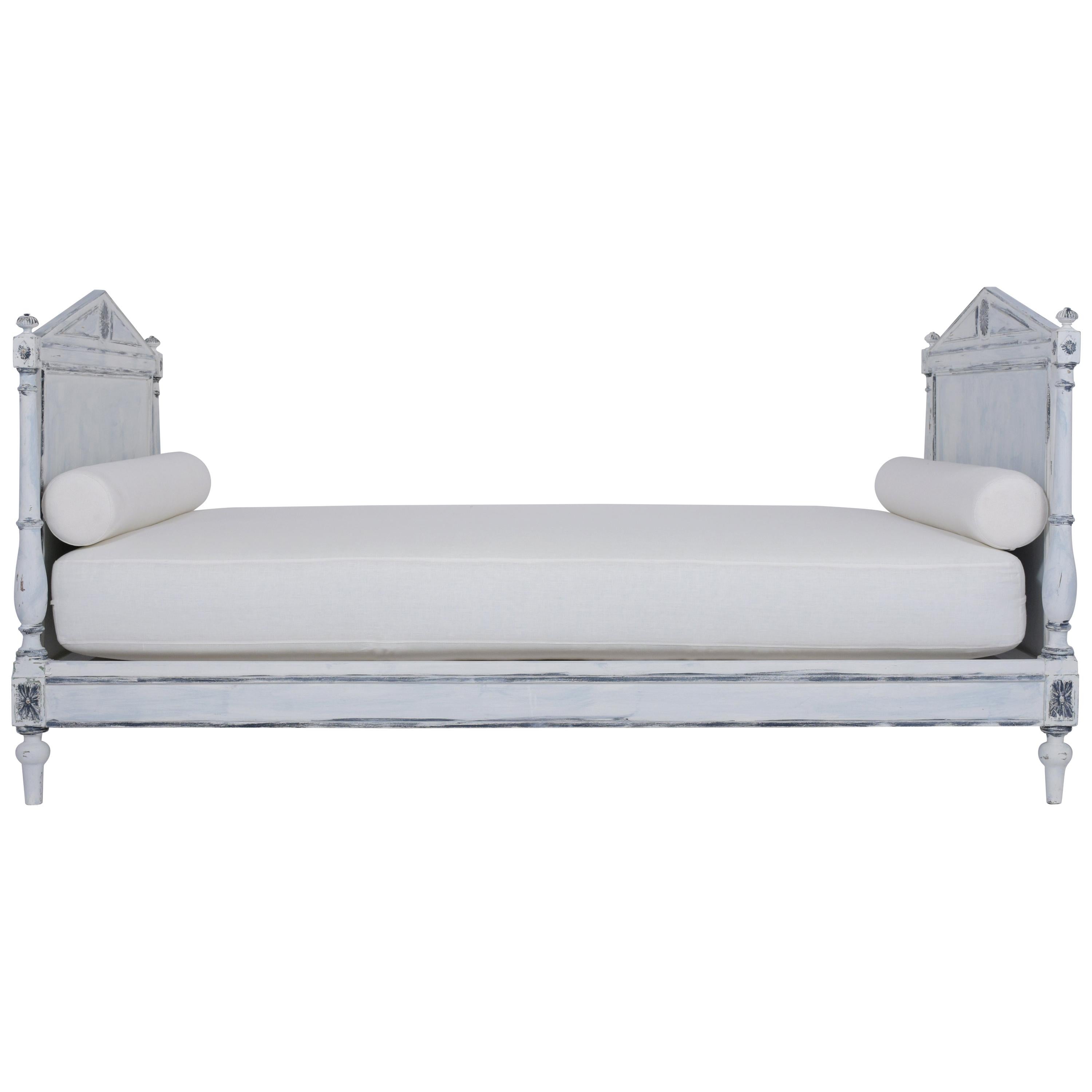French Antique Empire Painted Daybed