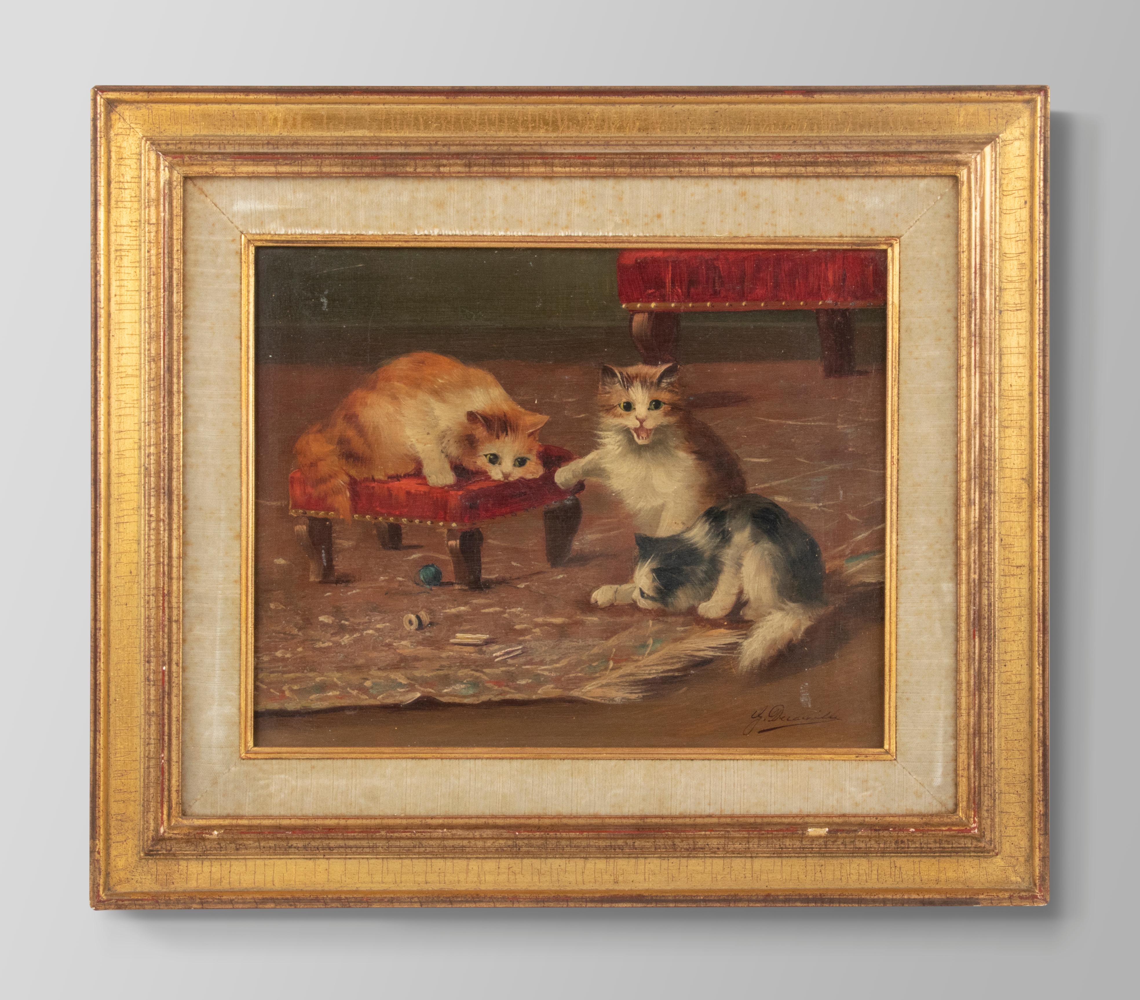 french cat painting