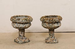 Paire de jardinières surélevées "Pebble-Pot" d'époque française