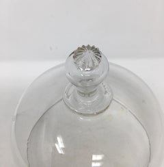 French Antique Patisserie Glass Dome Cloche