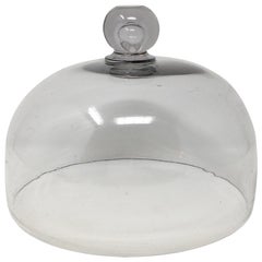 French Antique Patisserie Glass Dome Cloche