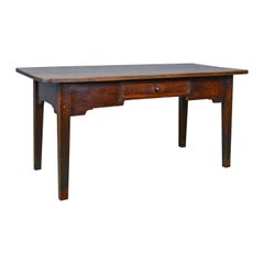 French Antique Patisserie Table, Mahogany, Country Kitchen Dining, circa 1800