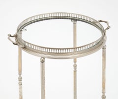 French Antique Petite Bar Cart