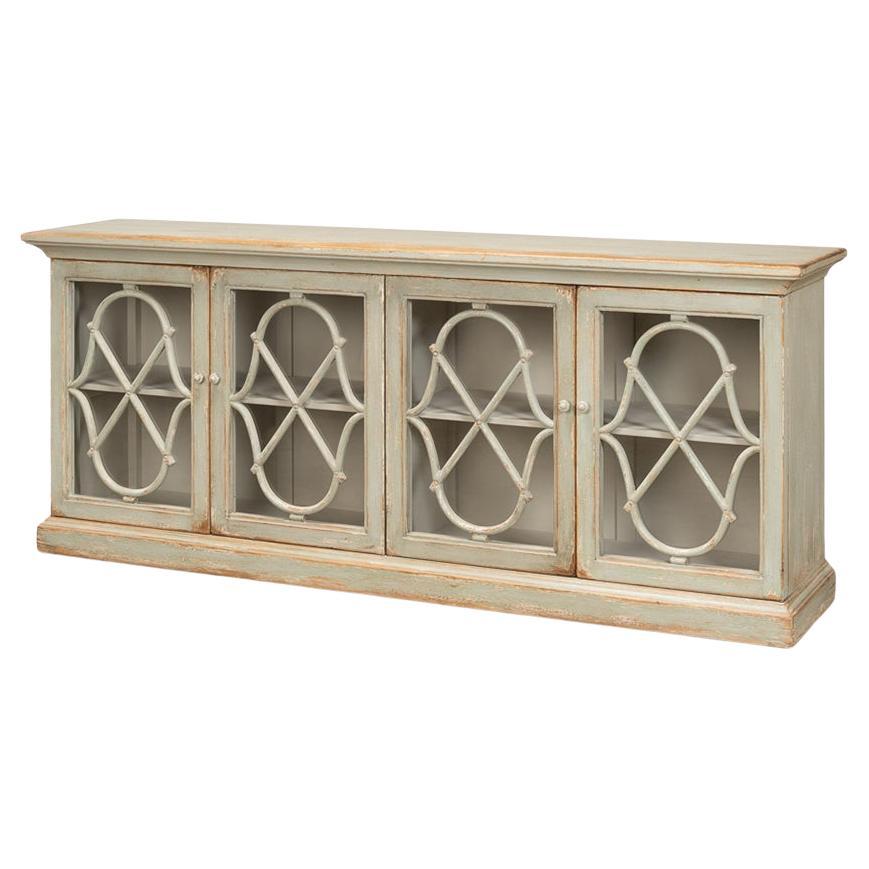 French Antique Sage Credenza