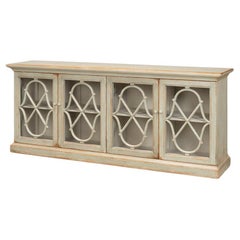 French Antique Sage Credenza