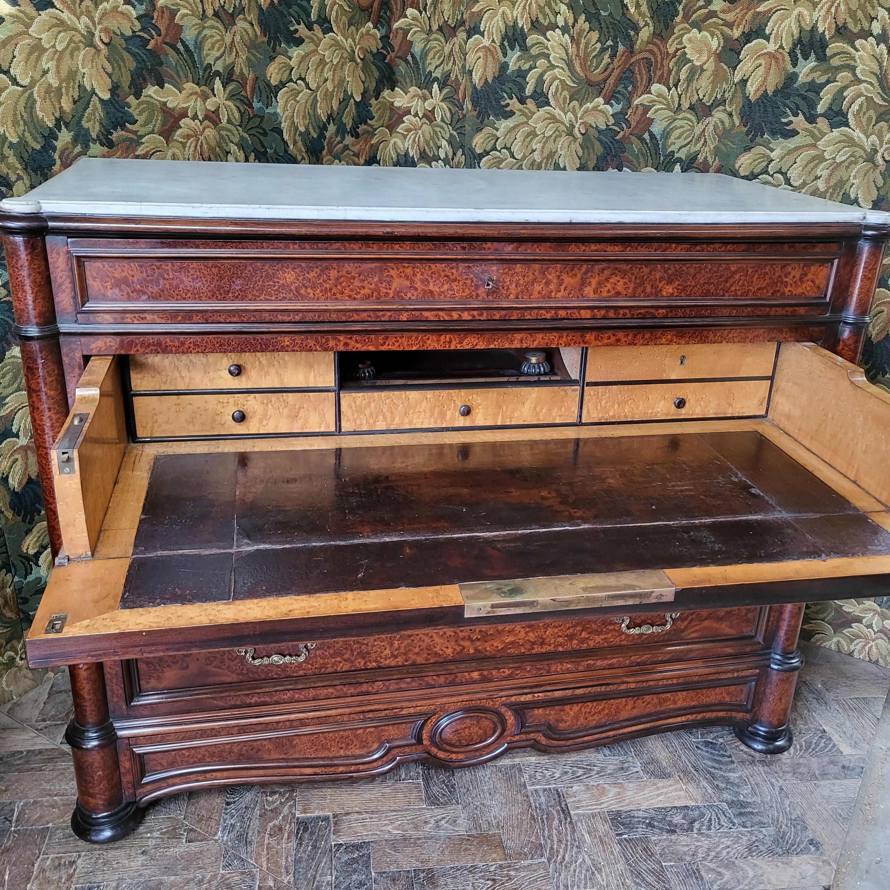 French antique secretaire commode For Sale 4