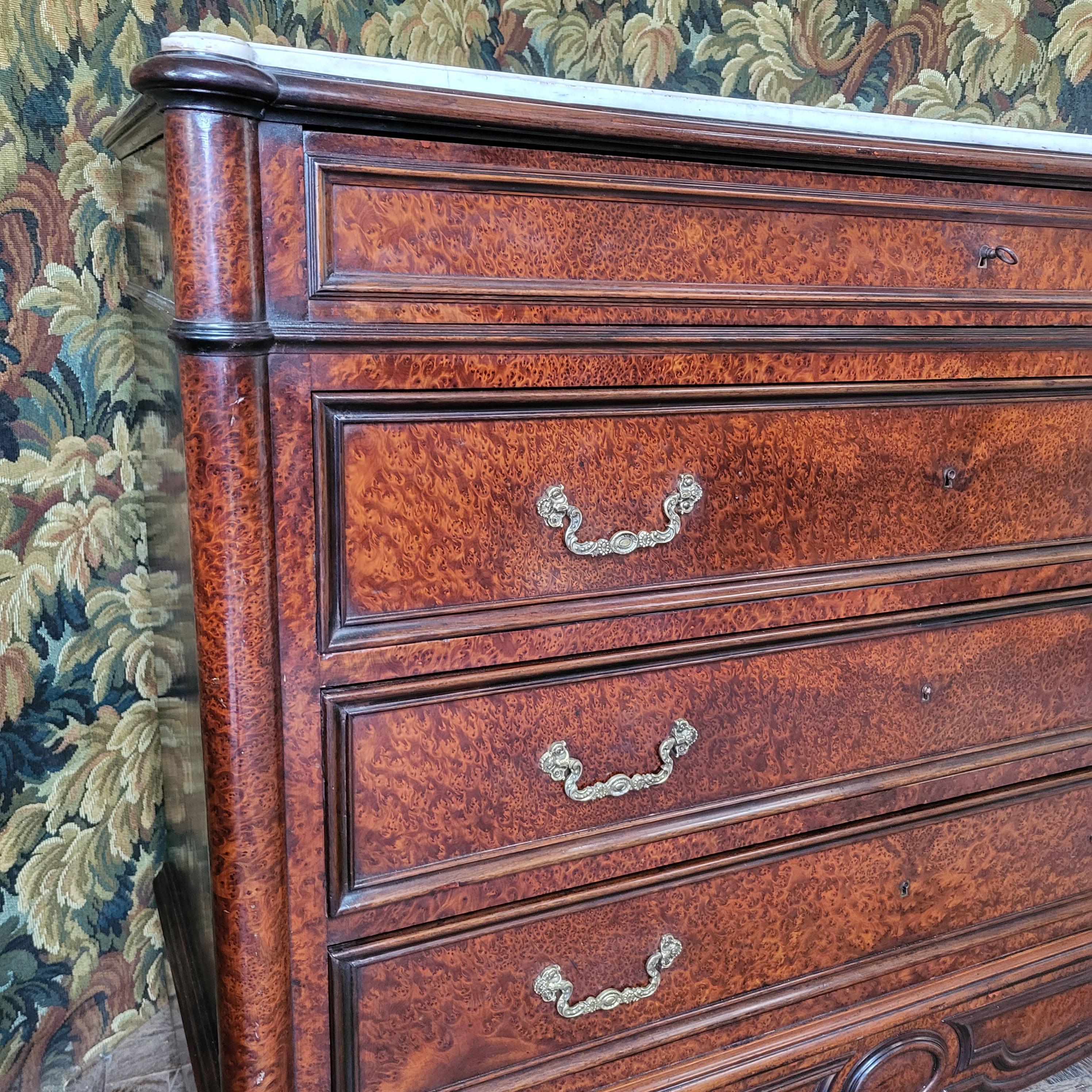 French antique secretaire commode In Good Condition For Sale In Cheltenham, GB