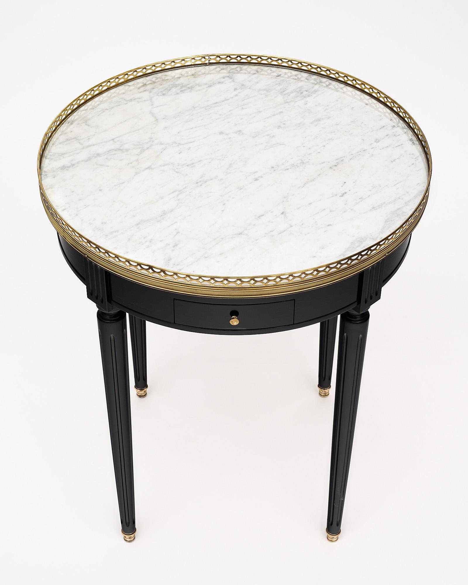 Brass French Antique Side Table