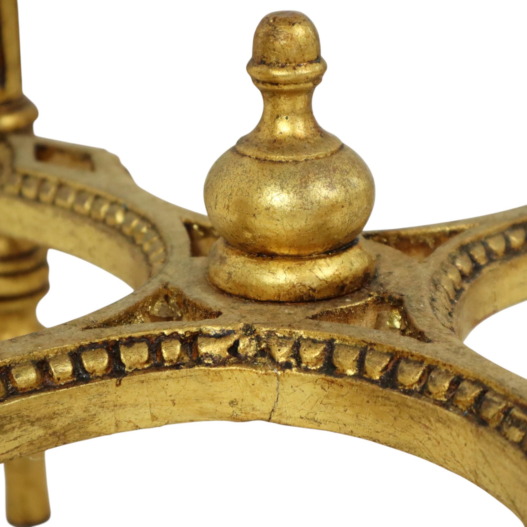 Tavolini d'antiquariato francesi Tavolini per piante in marmo stile impero in vendita 2