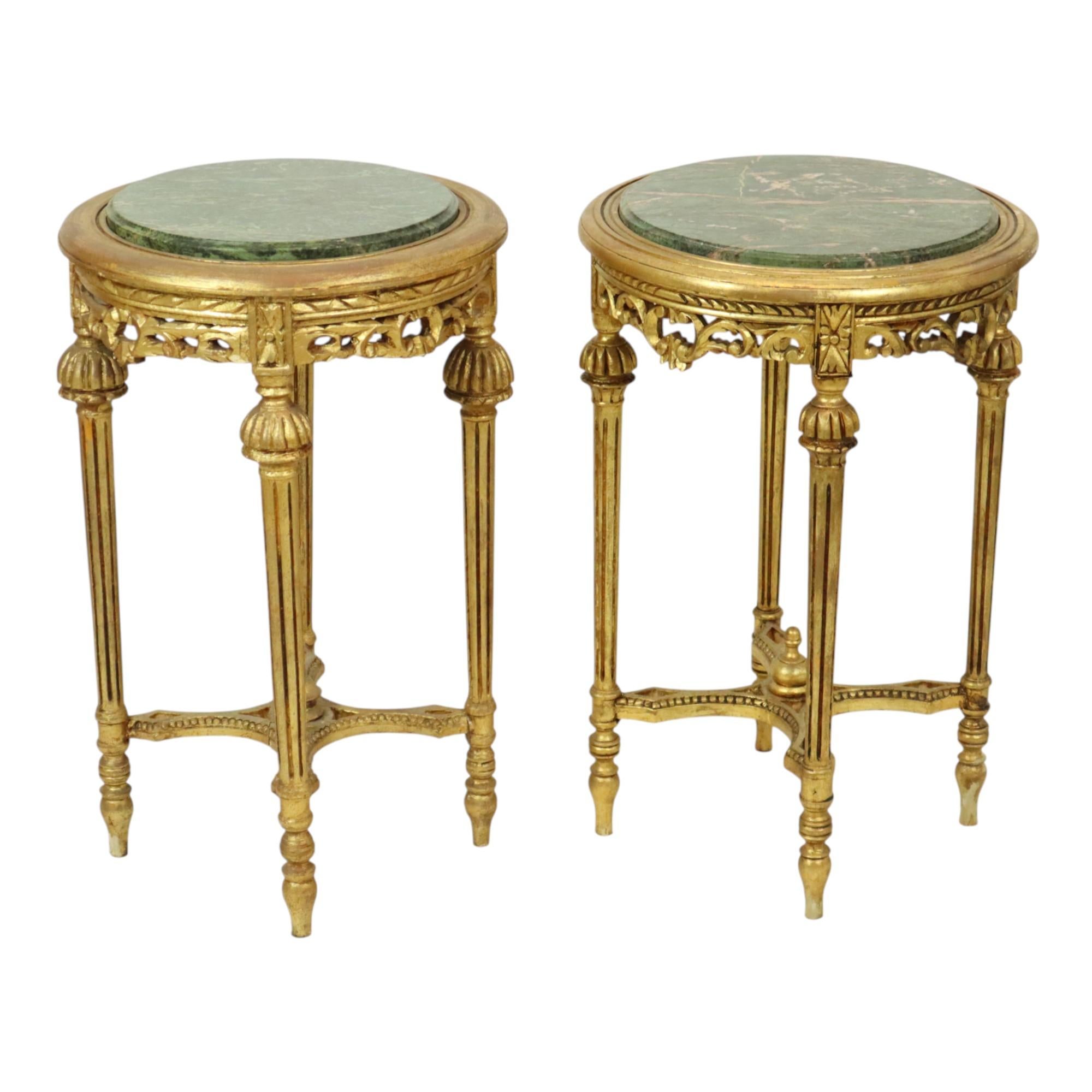 Tavolini d'antiquariato francesi Tavolini per piante in marmo stile impero in vendita 8