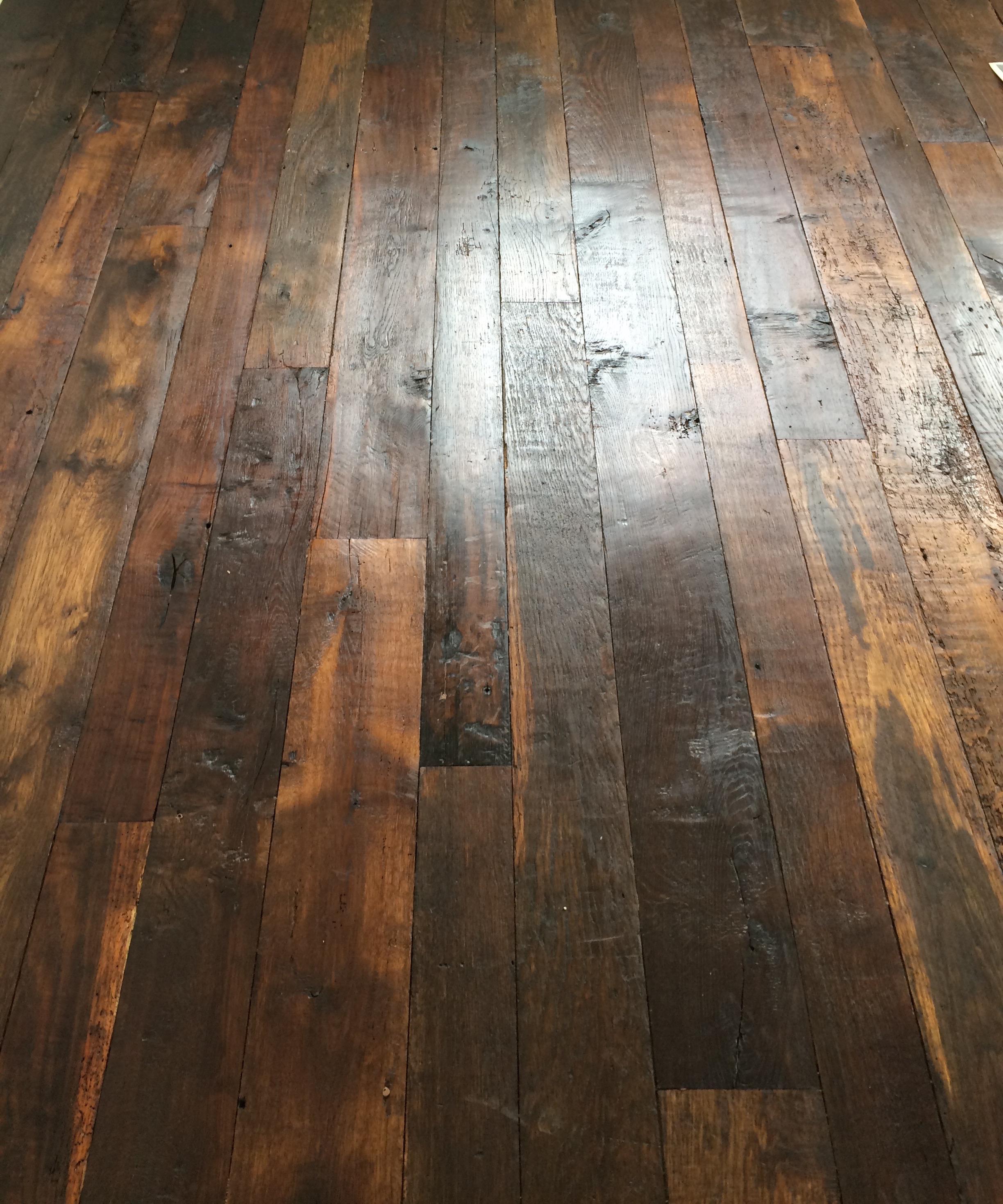 French Antique Solid Wood Oak Herringbone Pattern, France, 18th Century For Sale 2