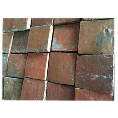 French Antique Square Terra cotta from France, 18th Century, France.