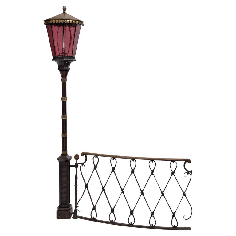 French Antique Street Lamp “Réverbère” at 1stDibs
