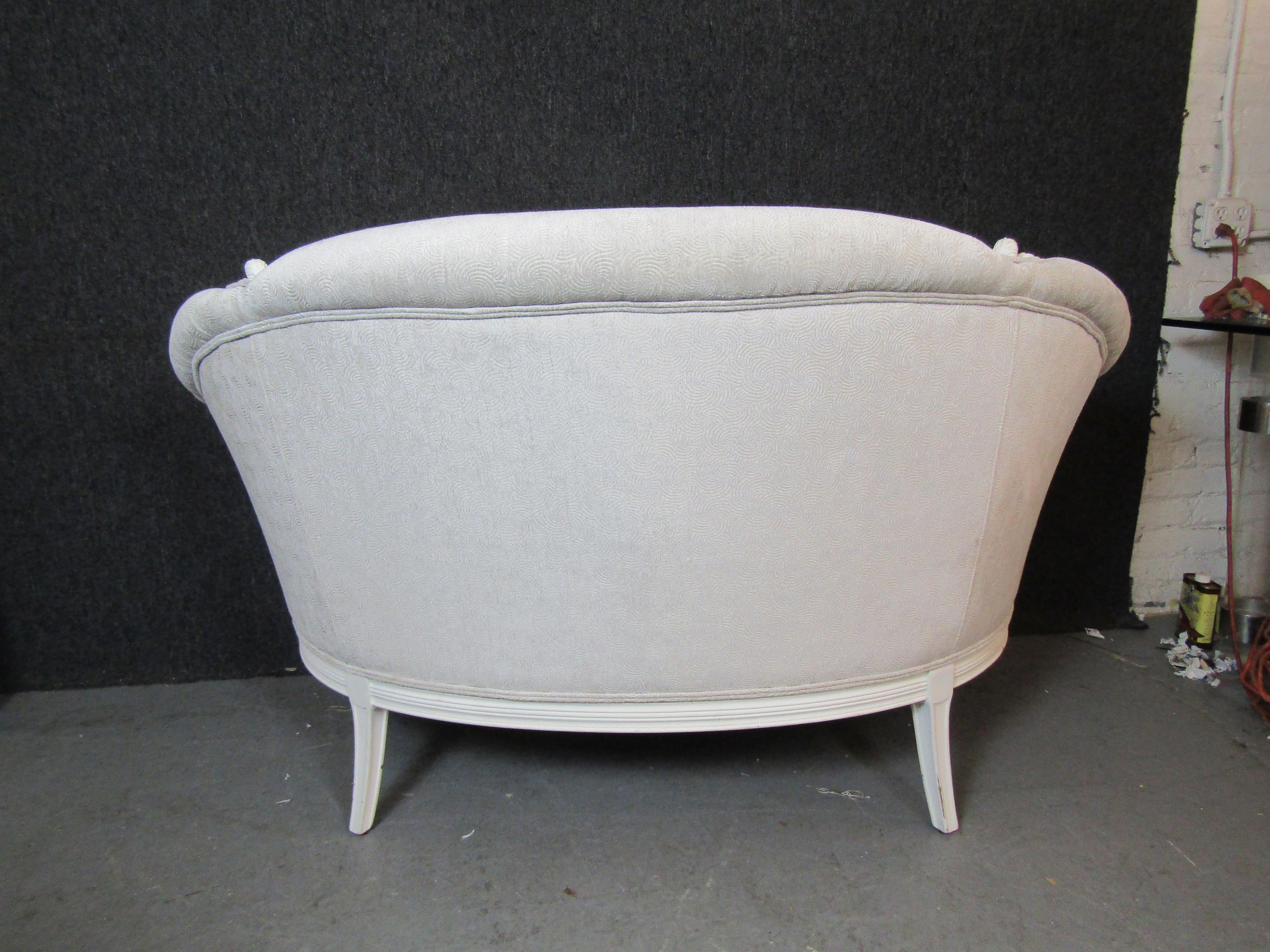 French Antique Style Loveseat For Sale 1