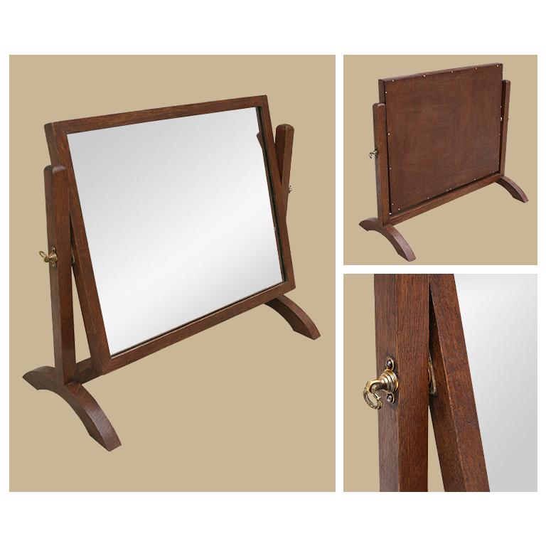 Mid-20th Century French Antique Table Mirror, circa 1950 For Sale