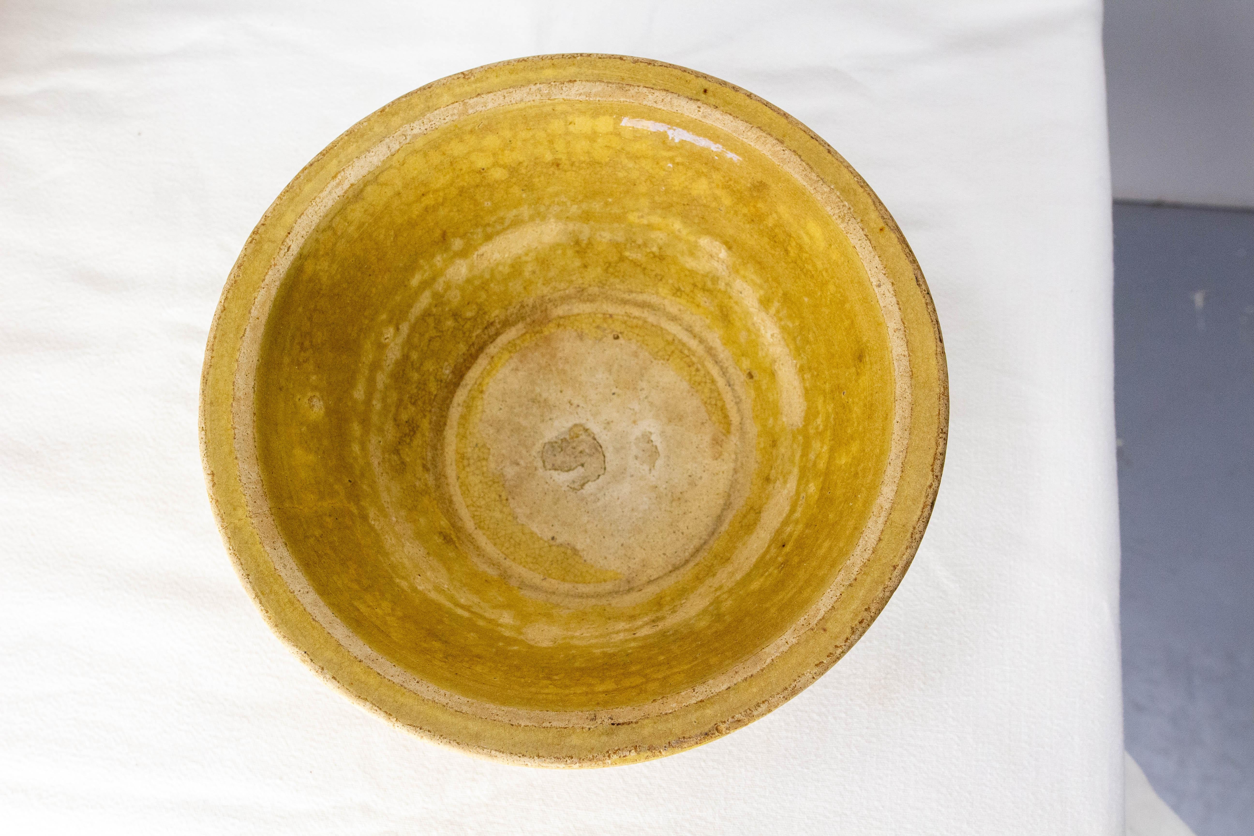 French Antique Terracotta Confit Tian or Bowl Glazed 6
