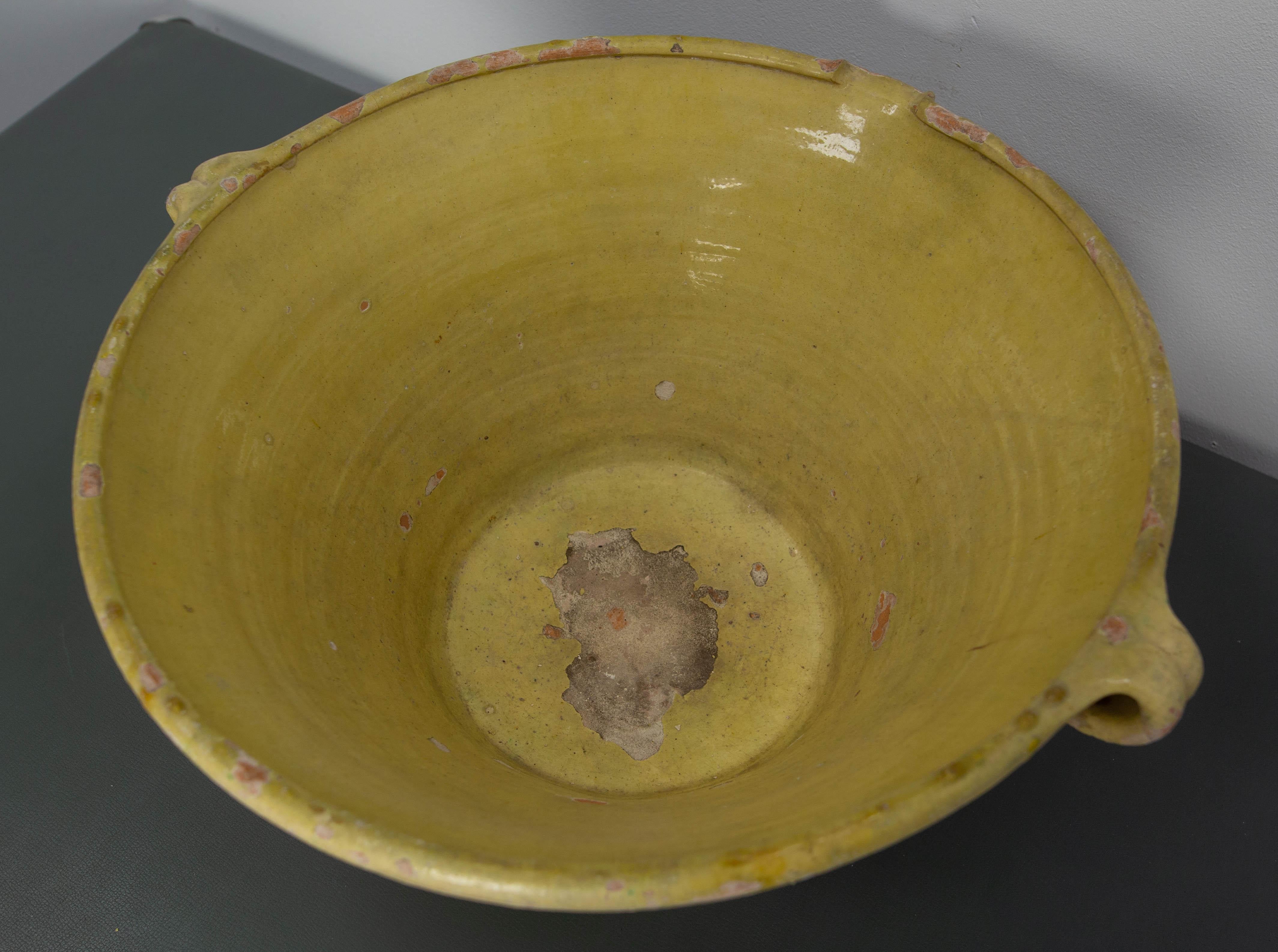 French Antique Terracotta Confit Tian or Bowl Glazed 6