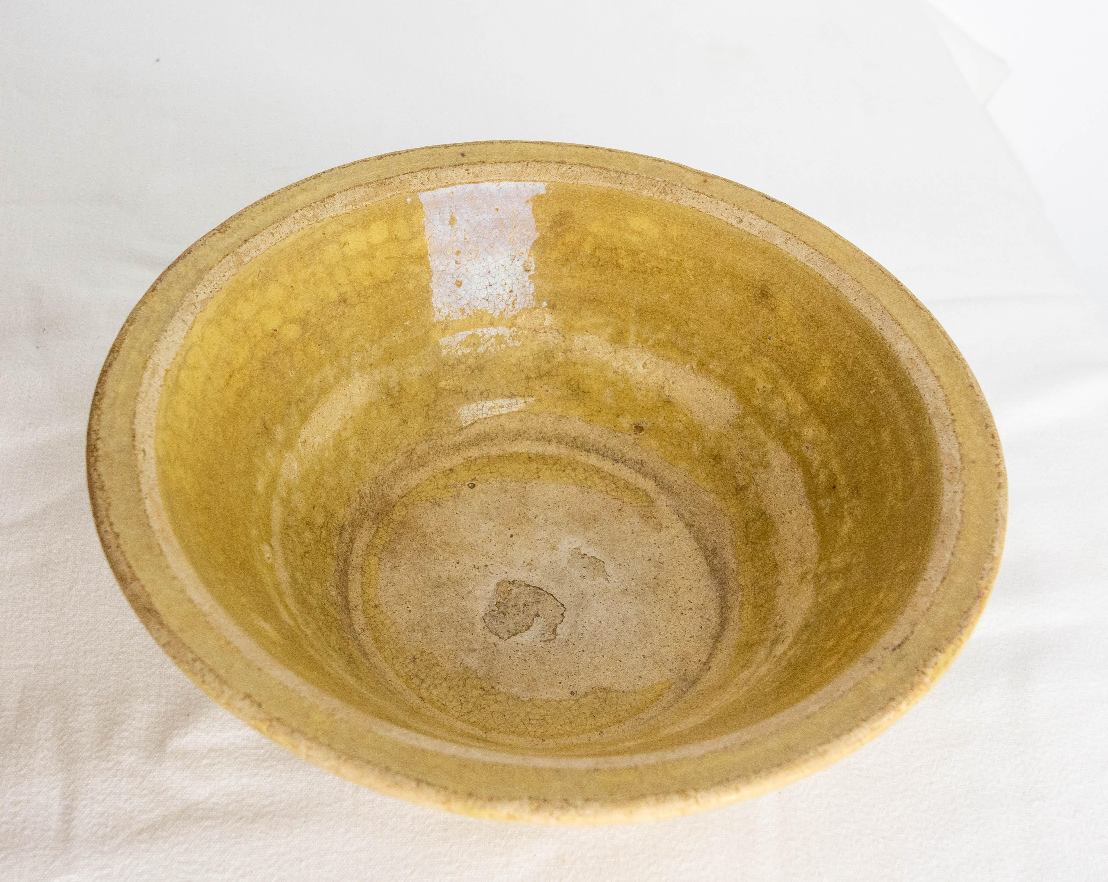 French Antique Terracotta Confit Tian or Bowl Glazed 7