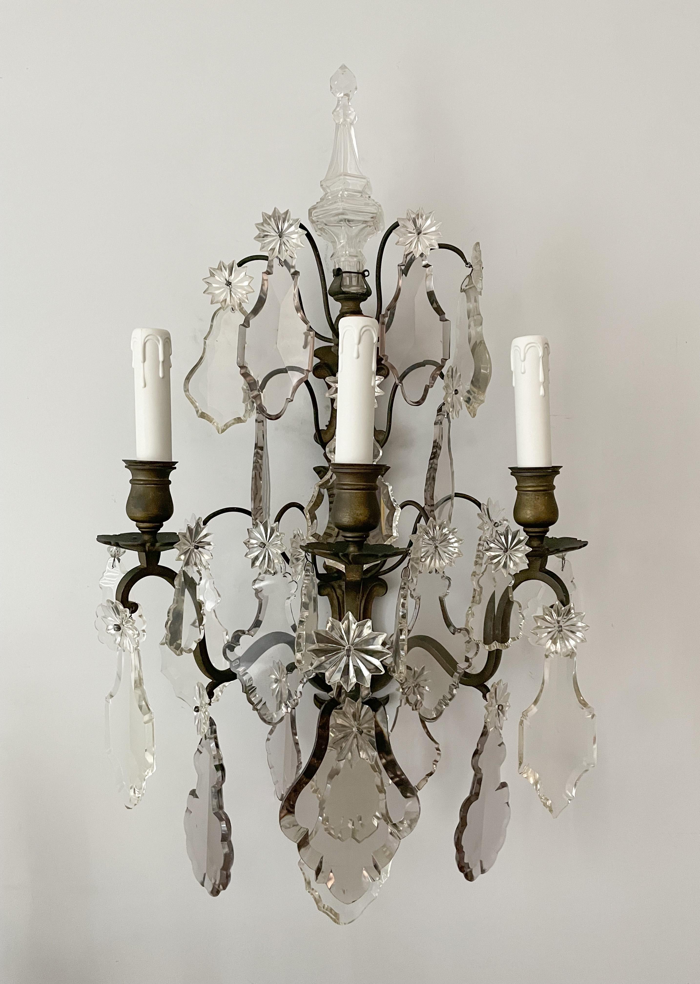 crystal sconces for sale