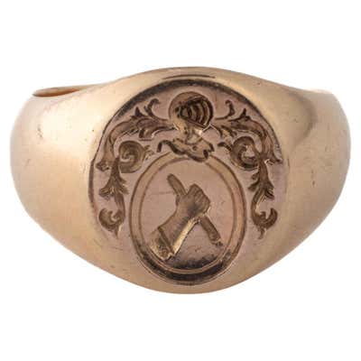 Victorian Signet Rings - 106 For Sale at 1stDibs | mens victorian ...