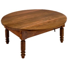 French Antique Walnut Coffee Table