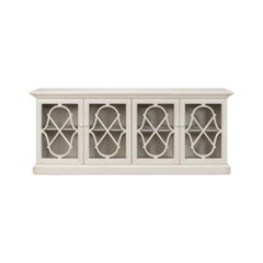 French Antique White Credenza