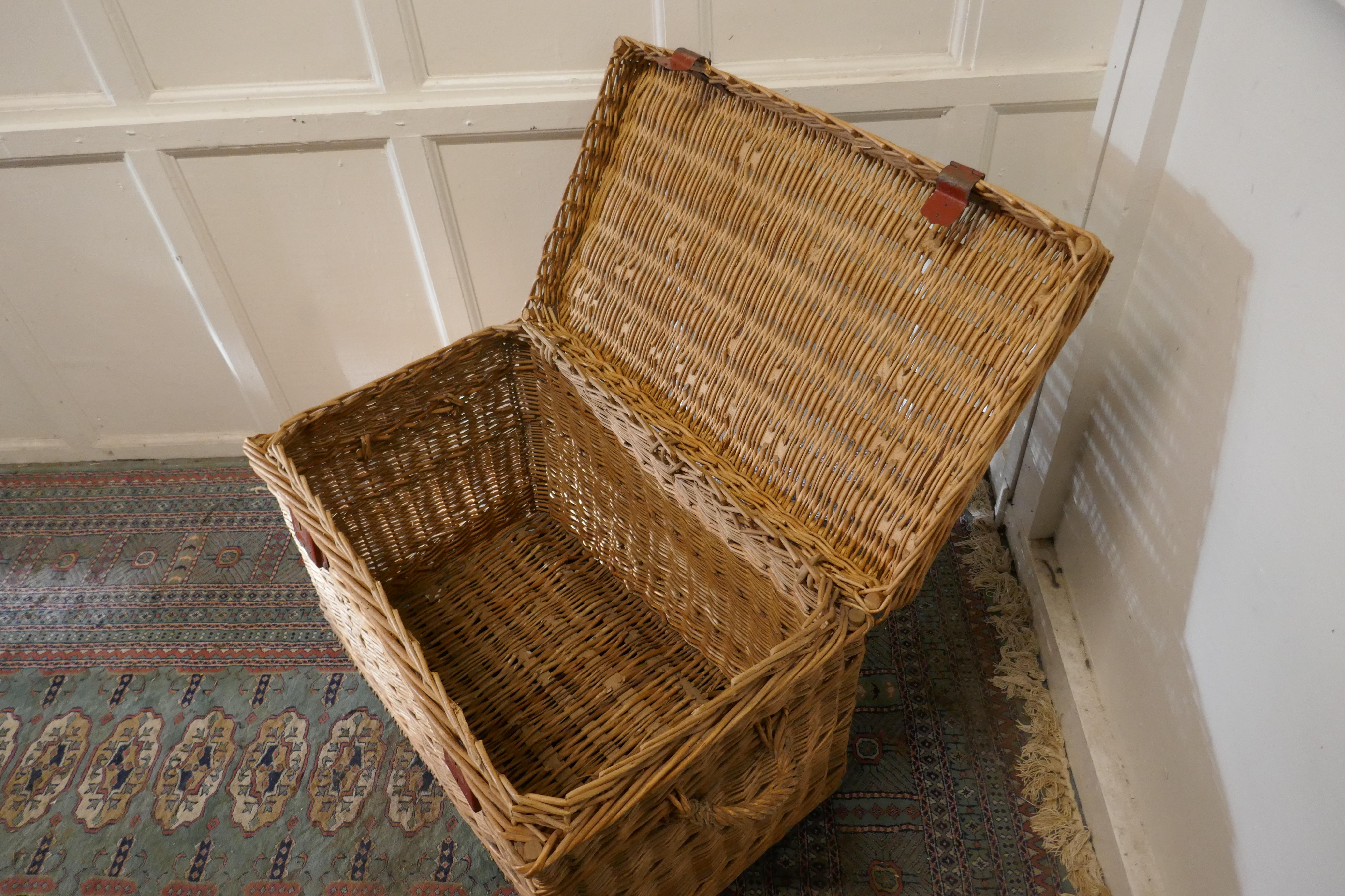 antique laundry basket