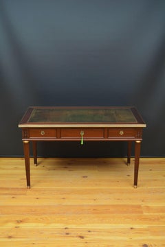 French Antique Writing Desk / Writing Table in Mahogany