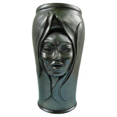 French Antropomorphic ceramic vase from the 1950s 1950 France