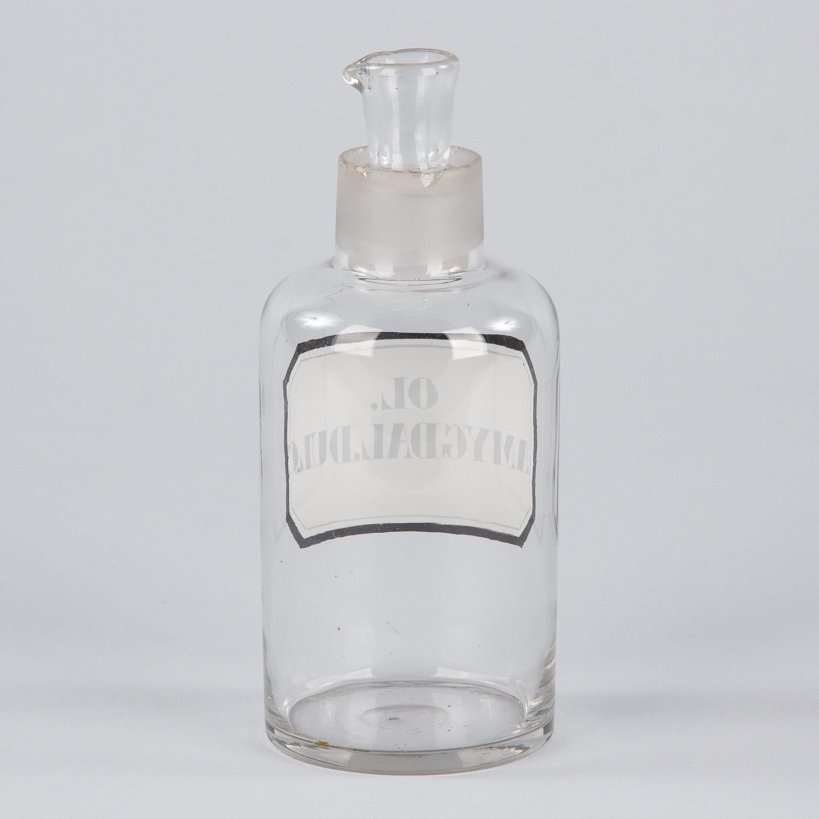 French Apothecary Glass Jar from Alsace Region, Circa 1900s For Sale 9