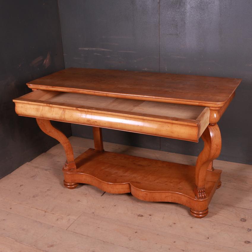 George IV French Applewood Console Table