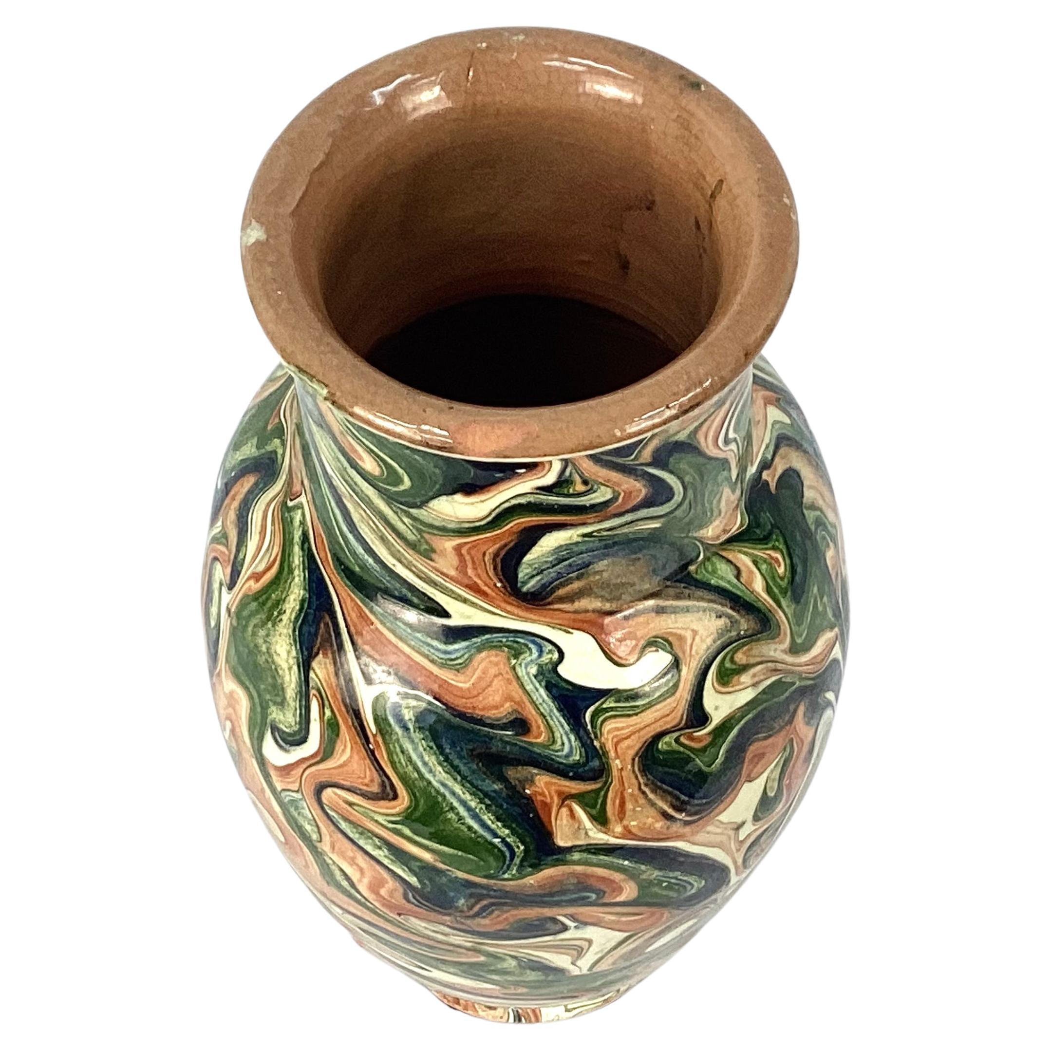 French Aptware Vase In Good Condition In Bradenton, FL