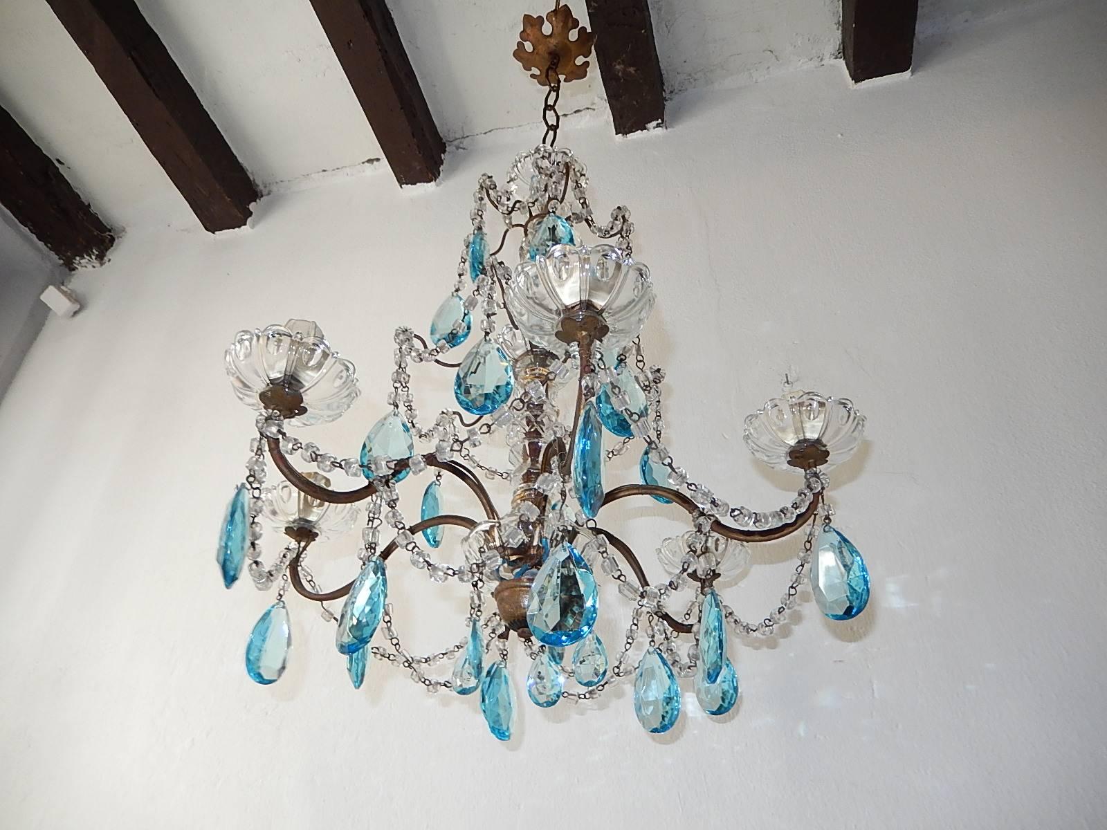 aqua chandelier