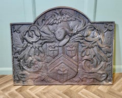 French Arch Top Fire Back. Armour and Eagle