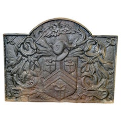 French Arch Top Fire Back. Armour and Eagle