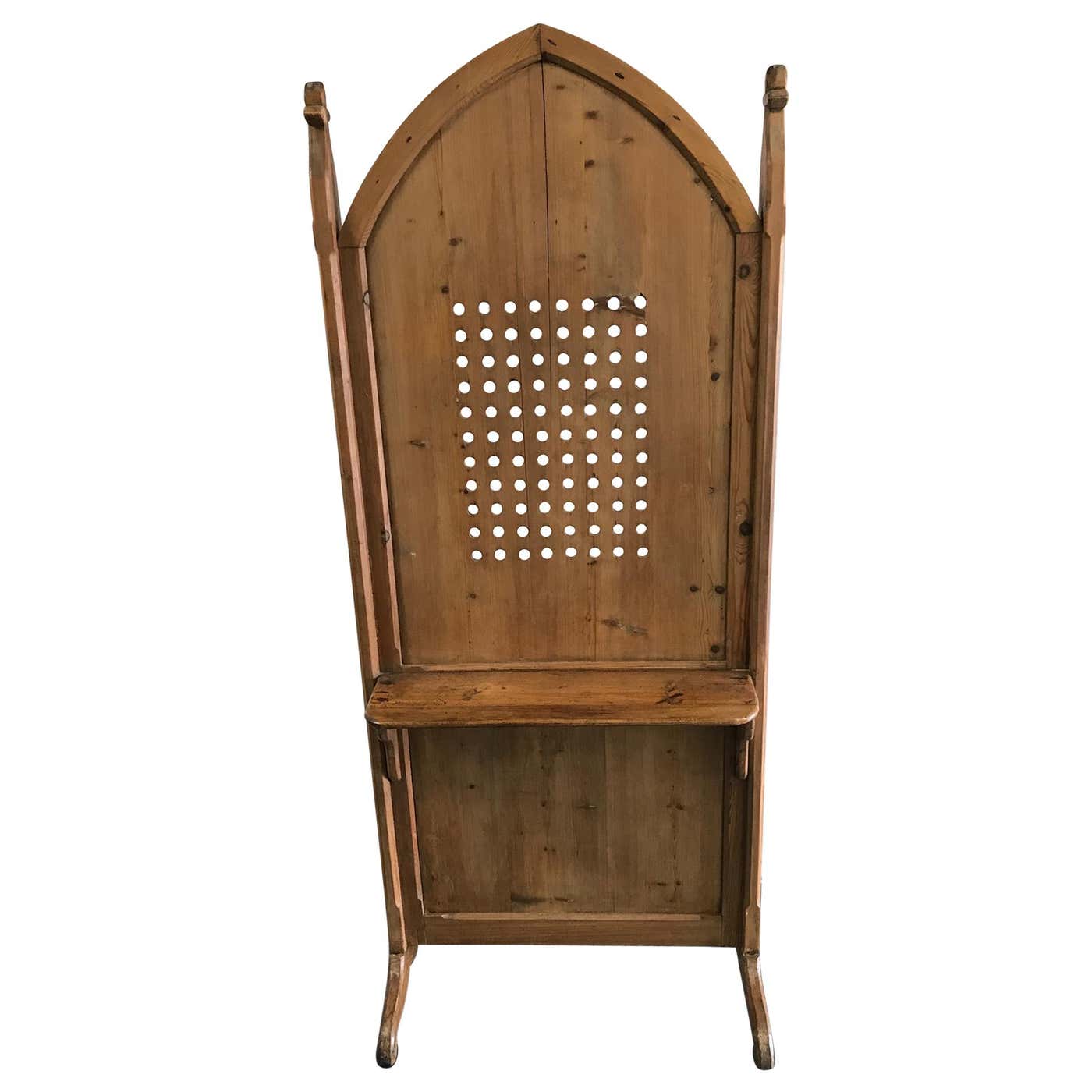 French Arched Shaped Confessional For Sale at 1stDibs