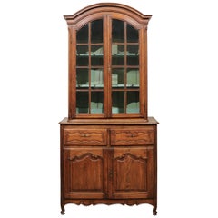 French Arched Top Oak Bookcase